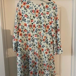 Loft long sleeve floral dress